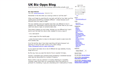Desktop Screenshot of bizoppsblog.com