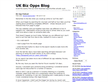 Tablet Screenshot of bizoppsblog.com